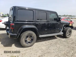 2022 Jeep Wrangler Unlimited Sahara with VIN 1C4JJXP60NW172991, listed as a Copart auction lot 54272305 with 54,361 mi miles and Salvage title. Bid and sale history available at DreamBid. Image 3.