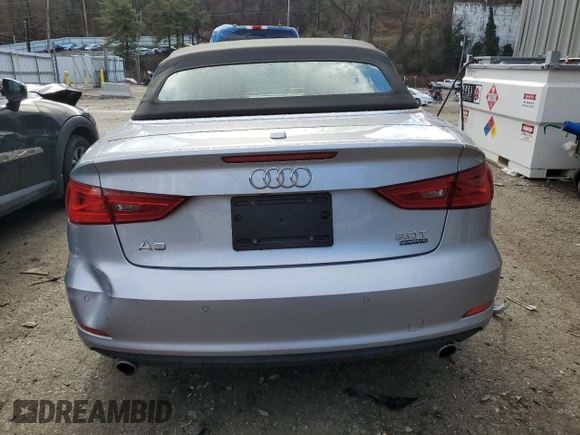 2016 Audi A3 2.0T Premium with VIN WAU78LFF9G1077441, listed as a Copart auction lot 81999203 with 25,401 mi miles. Bid and sale history available at carsss.com. Image 6.