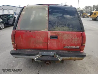 1999 Chevrolet Tahoe Z71 with VIN 1GNEK13R5XJ526703, listed as a Copart auction lot 46286835 with 199,992 mi miles and Salvage Title. Bid and sale history available at carsss.com. Image 6.