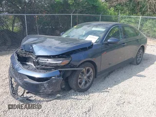 2024 Honda Accord EX with VIN 1HGCY1F39RA073695, listed as a IAAI auction lot 42132115 with 9,824 mi miles and . Bid and sale history available at DreamBid. Image 2.