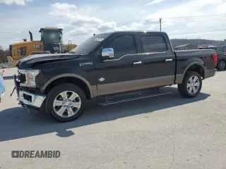 2019 Ford F-150 XL with VIN 1FTEW1E42KFC94989, listed as a Copart auction lot 48256705 with 108,120 mi miles and Salvage Title. Bid and sale history available at carsss.com. Image 1.