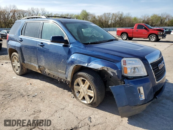 2010 GMC Terrain SLT-1 with VIN 2CTALFEW0A6377212, listed as a Copart auction lot 51121025 with 126,374 mi miles and Salvage title. Bid and sale history available at DreamBid. Image 4.