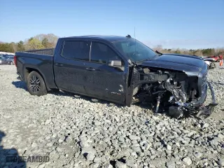 2022 GMC Sierra 1500 Limited AT4 with VIN 1GTP9EEL8NZ217660, listed as a Copart auction lot 50149075 with 71,313 mi miles and Salvage Title. Bid and sale history available at carsss.com. Image 4.
