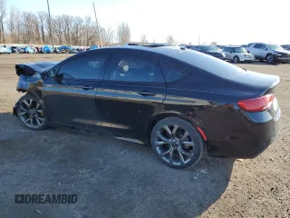 2015 Chrysler 200 S with VIN 1C3CCCBG1FN647510, listed as a Copart auction lot 48948775 with 131,252 mi miles and Salvage Title. Bid and sale history available at carsss.com. Image 2.