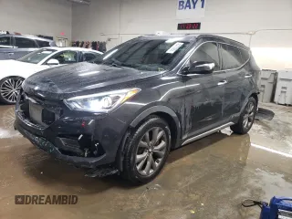 2017 Hyundai Santa Fe Ultimate with VIN 5XYZWDLA6HG501546, listed as a Copart auction lot 43372955 with 80,120 mi miles and Salvage title. Bid and sale history available at DreamBid. Image 1.