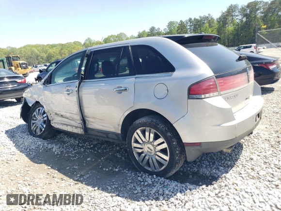 2009 Lincoln MKX with VIN 2LMDU88C19BJ07119, listed as a Copart auction lot 51931955 with 189,277 mi miles and Salvage Title. Bid and sale history available at DreamBid. Image 2.