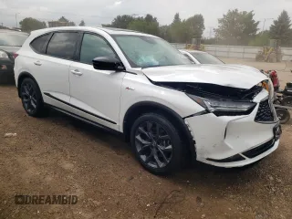 2023 Acura MDX w/A-Spec Package with VIN 5J8YE1H04PL029378, listed as a Copart auction lot 64363474 with 30,624 mi miles and Salvage Title. Bid and sale history available at carsss.com. Image 4.