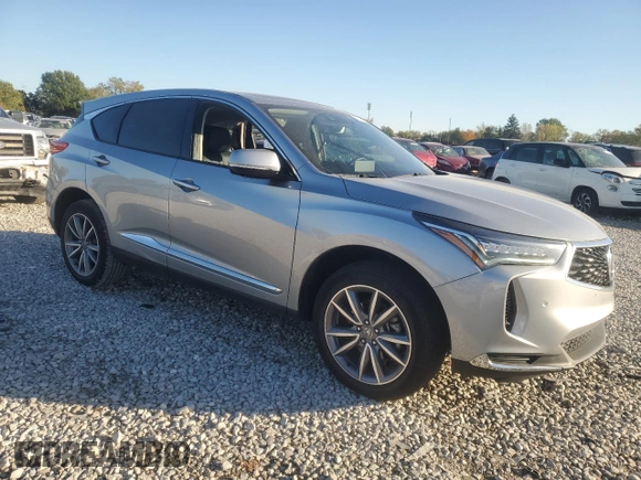 2023 Acura RDX w/Technology Package with VIN 5J8TC2H55PL014387, listed as a Copart auction lot 76123924 with 20,110 mi miles and Salvage Title. Bid and sale history available at carsss.com. Image 4.
