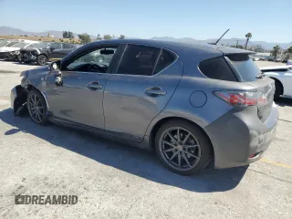 2012 Lexus CT 200h with VIN JTHKD5BH8C2116437, listed as a Copart auction lot 57914565 with 110,327 mi miles and Salvage title. Bid and sale history available at DreamBid. Image 2.