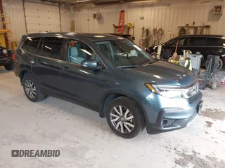 2021 Honda Pilot EX-L z VIN 5FNYF6H54MB082455, wystawiony jako IAAI lot #42343787 z przebiegiem 25 954 mil mil oraz . Historia ofert i sprzedaży dostępna na DreamBid. Obrazek 1.
