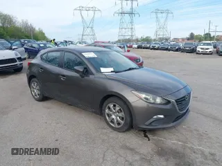 2014 Mazda 3 i Sport with VIN JM1BM1K7XE1213729, listed as a IAAI auction lot 42098411 with 378,589 mi miles. Bid and sale history available at carsss.com. Image 1.