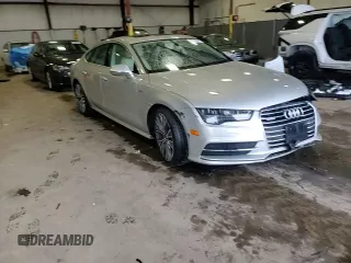2018 Audi A7 Premium Plus with VIN WAUW3AFC1JN032336, listed as a Copart auction lot 58100635 with 36,976 mi miles and Salvage title. Bid and sale history available at DreamBid. Image 13.