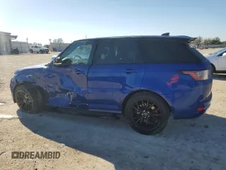 2020 Land Rover Range Rover Sport SVR with VIN SALWZ2RE2LA746158, listed as a Copart auction lot 46848485 with 15,320 mi miles and Salvage Title. Bid and sale history available at carsss.com. Image 2.