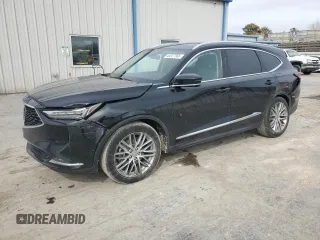 2022 Acura MDX w/Advance Package with VIN 5J8YE1H84NL017363, listed as a Copart auction lot 48327565 with 66,940 mi miles and Salvage Title. Bid and sale history available at carsss.com. Image 1.
