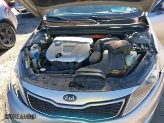 2013 Kia Optima Hybrid EX with VIN KNAGM4AD8D5039338, listed as a IAAI auction lot 41077342 with 1 mi miles. Bid and sale history available at carsss.com. Image 10.