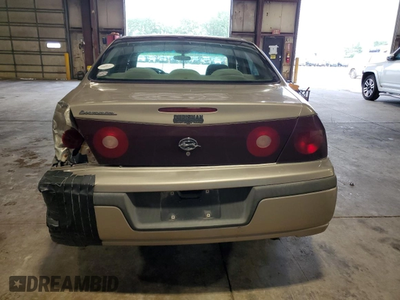 2002 Chevrolet Impala with VIN 2G1WF52E629355576, listed as a Copart auction lot 61013485 with 205,822 mi miles and Salvage title. Bid and sale history available at DreamBid. Image 6.