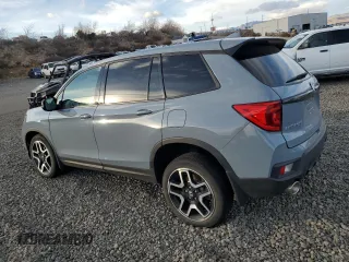 2023 Honda Passport Elite with VIN 5FNYF8H09PB011546, listed as a Copart auction lot 86207084 with 20,838 mi miles and Salvage Title. Bid and sale history available at carsss.com. Image 2.
