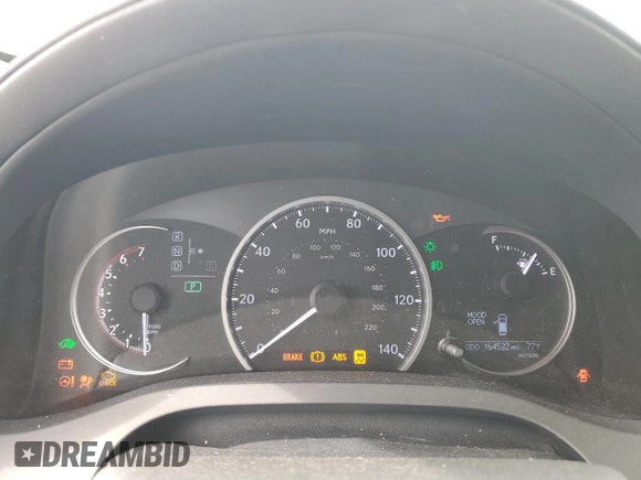 2012 Lexus CT 200h with VIN JTHKD5BH6C2099265, listed as a Copart auction lot 57091615 with 164,532 mi miles and Salvage title. Bid and sale history available at DreamBid. Image 9.