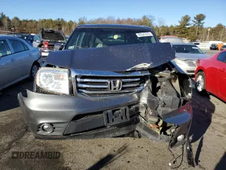 2012 Honda Pilot EX-L with VIN 5FNYF4H71CB072275, listed as a Copart auction lot 43347615 with Not Provided miles and Salvage Title. Bid and sale history available at DreamBid. Image 5.