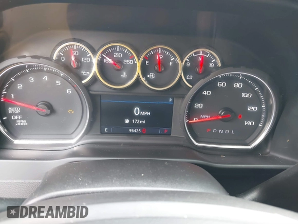 2020 Chevrolet Silverado 1500 LT with VIN 1GCPWCED0LZ327797, listed as a IAAI auction lot 41791760 with 95,425 mi miles. Bid and sale history available at carsss.com. Image 16.