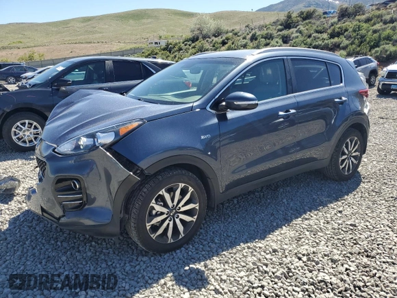 2018 Kia Sportage EX с VIN KNDPNCACXJ7353798, выставлен на аукционе Copart как лот 58032295 с пробегом 45 367 миль миль и Списание • Salvage title. История ставок и продаж доступна на DreamBid. Изображение 1.
