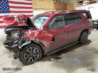 2023 Chevrolet Tahoe Z71 with VIN 1GNSKPKD3PR145039, listed as a Copart auction lot 43449435 with 0 mi miles and Salvage Title. Bid and sale history available at carsss.com. Image 1.