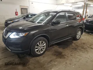2017 Nissan Rogue SV with VIN KNMAT2MV7HP594800, listed as a Copart auction lot 41645625 with 135,612 mi miles and Salvage Title. Bid and sale history available at DreamBid. Image 1.