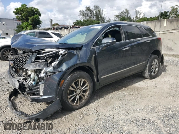 2020 Cadillac XT5 Premium Luxury AWD with VIN 1GYKNDRS2LZ146688, listed as a Copart auction lot 51692705 with 74,689 mi miles and Non Repairable. Bid and sale history available at DreamBid. Image 1.