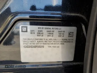 2014 Buick LaCrosse Premium I with VIN 1G4GD5G30EF305319, listed as a Copart auction lot 69108904 with 0 mi miles and Salvage Title. Bid and sale history available at carsss.com. Image 13.
