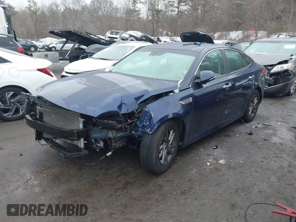 2019 Kia Optima LX with VIN 5XXGT4L37KG312708, listed as a IAAI auction lot 41518703 with 84,983 mi miles. Bid and sale history available at carsss.com. Image 2.