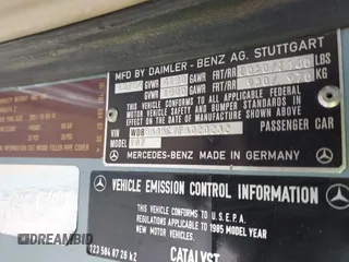 1985 Mercedes-Benz 380 z VIN WDBBA45C7FA020232, wystawiony jako IAAI lot #42206469 z przebiegiem 139 733 mil mil oraz . Historia ofert i sprzedaży dostępna na DreamBid. Obrazek 9.