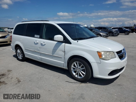 2014 Dodge Grand Caravan SXT z VIN 2C4RDGCG8ER428893, wystawiony jako Copart lot #56671355 z przebiegiem 261 815 mil mil oraz Szkoda całkowita • Salvage title. Historia ofert i sprzedaży dostępna na DreamBid. Obrazek 4.