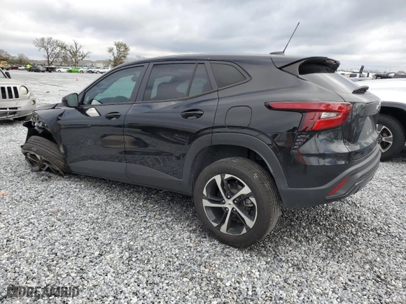 2024 Chevrolet Trax 1RS with VIN KL77LGE20RC213273, listed as a Copart auction lot 45367485 with 22,137 mi miles and Non Repairable. Bid and sale history available at carsss.com. Image 2.