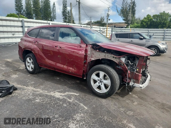 2023 Toyota Highlander L с VIN 5TDKDRAH8PS024804, выставлен на аукционе Copart как лот 60205295 с пробегом 19 957 миль миль и Списание • Salvage title. История ставок и продаж доступна на DreamBid. Изображение 4.