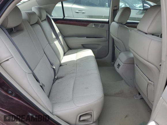 2011 Toyota Avalon with VIN 4T1BK3DB4BU375414, listed as a Copart auction lot 63068005 with 119,395 mi miles and Salvage title. Bid and sale history available at DreamBid. Image 10.