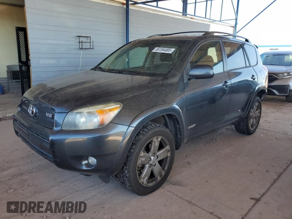 2008 Toyota RAV4 Sport with VIN JTMZK32V686015171, listed as a Copart auction lot 56194485 with 167,889 mi miles and Salvage title. Bid and sale history available at DreamBid. Image 1.