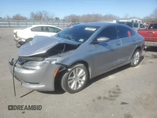 2015 Chrysler 200 Limited with VIN 1C3CCCAB1FN702771, listed as a Copart auction lot 50068535 with 173,020 mi miles and Salvage Title. Bid and sale history available at DreamBid. Image 1.