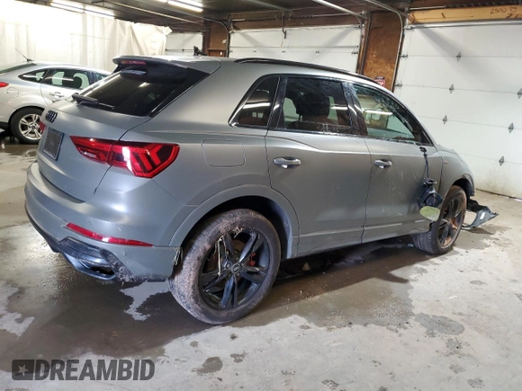 2022 Audi Q3 S line Premium Plus z VIN WA1EEDF37N1003974, wystawiony jako Copart lot #58657685 z przebiegiem 47 512 mil mil oraz Szkoda całkowita • Salvage title. Historia ofert i sprzedaży dostępna na DreamBid. Obrazek 3.