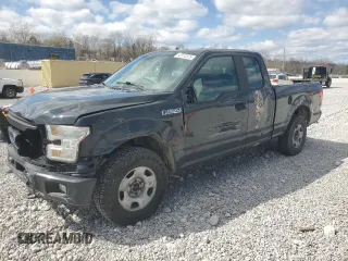 2016 Ford F-150 XLT with VIN 1FTEX1E89GFB52548, listed as a Copart auction lot 52312575 with 149,591 mi miles and Salvage Title. Bid and sale history available at carsss.com. Image 1.