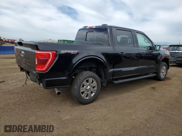 2022 Ford F-150 XL with VIN 1FTEW1EP2NFB90727, listed as a Copart auction lot 59269875 with 45,401 mi miles and Salvage title. Bid and sale history available at DreamBid. Image 3.