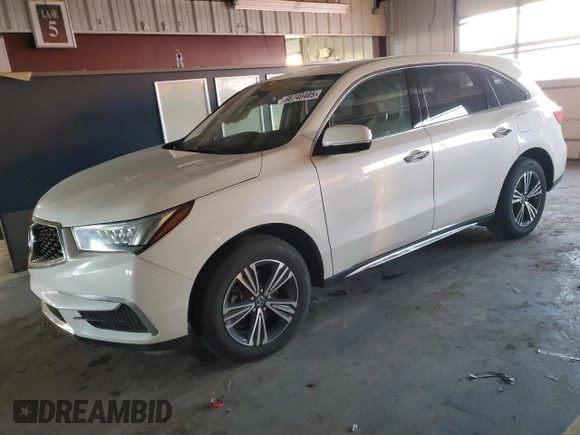 2017 Acura MDX with VIN 5FRYD4H3XHB026694, listed as a Copart auction lot 88740495 with 90,417 mi miles and Salvage Title. Bid and sale history available at carsss.com. Image 1.