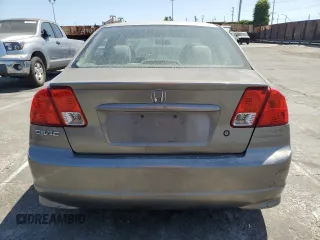 2005 Honda Civic with VIN JHMES96695S004445, listed as a Copart auction lot 53684835 with 164,623 mi miles and Salvage Title. Bid and sale history available at DreamBid. Image 6.