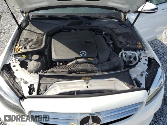 2019 Mercedes-Benz C 300 with VIN 55SWF8DB2KU304145, listed as a Copart auction lot 53877185 with 74,855 mi miles and Salvage Title. Bid and sale history available at DreamBid. Image 11.