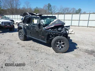2020 Jeep Wrangler Unlimited Rubicon с VIN 1C4HJXFG2LW147242, выставлен на аукционе IAAI как лот 41630952 с пробегом Не указан миль и . История ставок и продаж доступна на DreamBid. Изображение 1.
