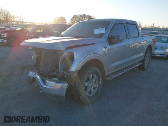 2021 Ford F-150 XL with VIN 1FTFW1E56MFA46051, listed as a IAAI auction lot 41342210 with 94,729 mi miles. Bid and sale history available at carsss.com. Image 20.