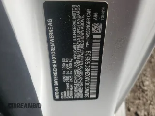2022 BMW 2 Series 230i z VIN 3MW23CM02N8C58509, wystawiony jako Copart lot #56435025 z przebiegiem 34 383 mil mil oraz Szkoda całkowita • Salvage title. Historia ofert i sprzedaży dostępna na DreamBid. Obrazek 12.