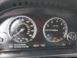 2013 BMW 7 Series 740Li with VIN WBAYE4C5XDD137591, listed as a Copart auction lot 44581175 with 138,173 mi miles and Salvage title. Bid and sale history available at DreamBid. Image 9.