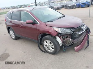 2013 Honda CR-V EX-L with VIN 5J6RM4H79DL076089, listed as a IAAI auction lot 42445825 with 168,076 mi miles and . Bid and sale history available at DreamBid. Image 1.