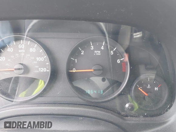 2013 Jeep Compass Sport with VIN 1C4NJDBB2DD249200, listed as a IAAI auction lot 41617232 with 186,413 mi miles. Bid and sale history available at carsss.com. Image 7.