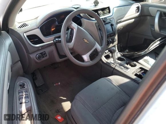 2017 Chevrolet Traverse LS with VIN 1GNKRFKD4HJ296641, listed as a Copart auction lot 52340725 with Not Provided miles and Non Repairable. Bid and sale history available at carsss.com. Image 8.